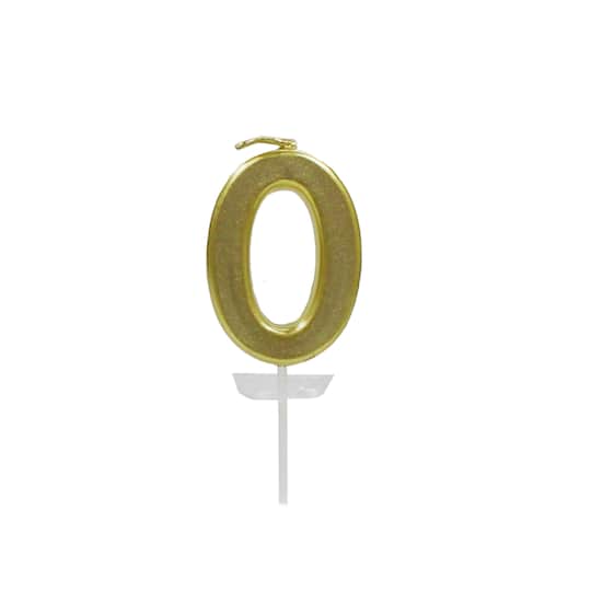 Gold Number Candle by Celebrate It